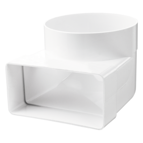 Перехідне коліно 90" 60*120/d100 (721)